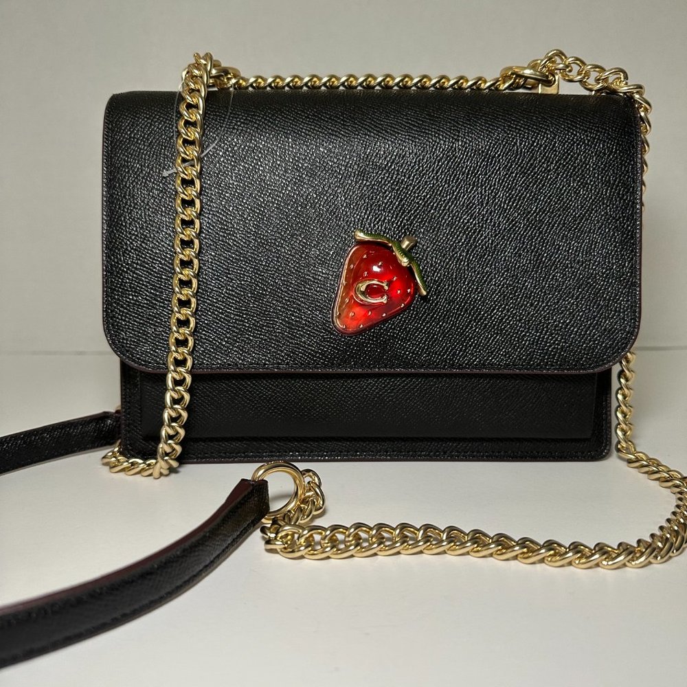 New Authentic Coach Klare Crossbody Strawberry bag